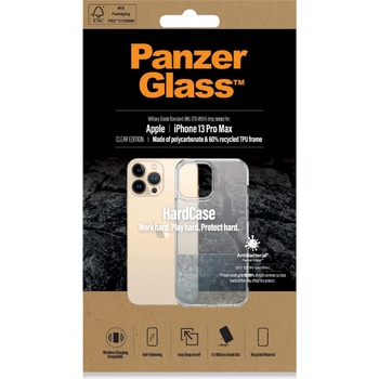 Image 1 of Panzer Гръб PanzerGlass HardCase за Iphone 13 Pro Max - Прозрачен