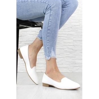 Cathay moda mokasíny 3197-6WH bílé