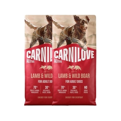 Carnilove Active Adult All Breeds Lamb & Wild Boar 2 x 12 kg