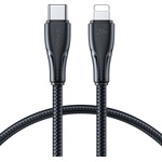 JOYROOM Кабел за зареждане Joyroom Surpass Series A11 USB-C / Lightning 20W - Черен / 0.25m KP41374