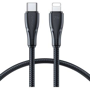 JOYROOM Захранващ кабел Joyroom Surpass Series A11 USB-C / Lightning 20W 0, 25m - Черен KP41374