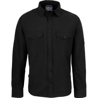Craghoppers Expert pánská košile s dlouhým rukávem black CES001