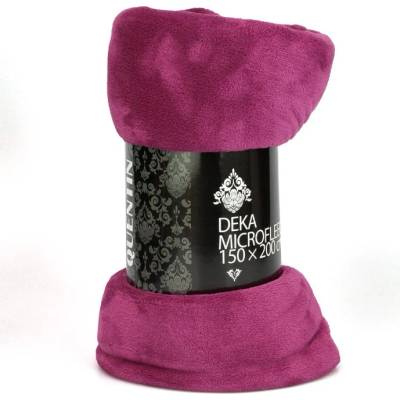 QUENTIN deka microfleece AK-2396 ostružinová Fuchsiová 150x200
