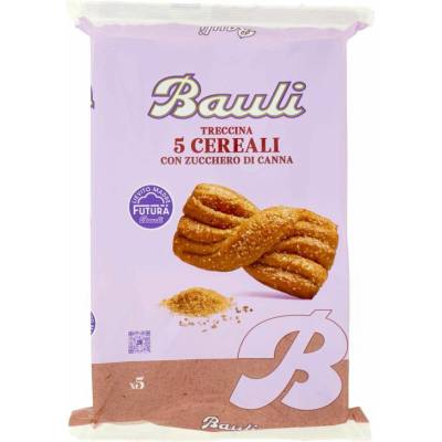 Bauli pletenky z 5 druhov obilnín s trstinovým cukrom 210 g