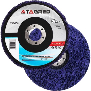Tagred Brúsny kotúč netkaný 125 x 22 mm TA1051