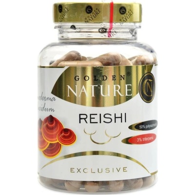 Golden Nature Exclusive Reishi 50% polysacharidů 100 kapsúl