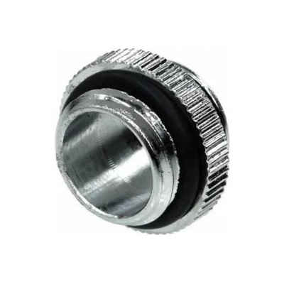Alphacool Адаптер Alphacool HF, Двоен нипел, G1/4 - G1/4, О-пръстен, Сребрист (64209)