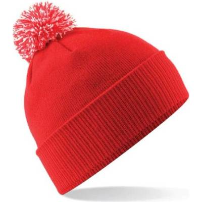 Beechfield dětská zimní čepice B450B Bright red