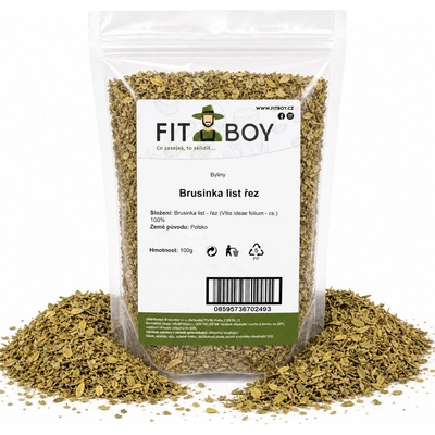 FITBOY Brusnica list rez 100 g