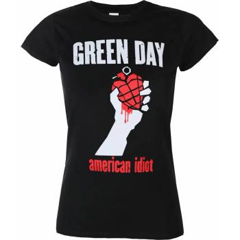 Plastic head дамска тениска green day - american idiot heart - ЧЕРЕН - plastic head - phd12450g