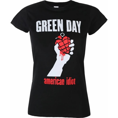 Plastic head дамска тениска green day - american idiot heart - ЧЕРЕН - plastic head - phd12450g