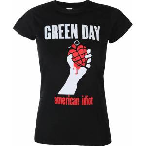 Plastic head дамска тениска green day - american idiot heart - ЧЕРЕН - plastic head - phd12450g