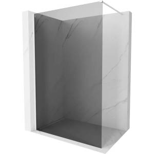 Mexen Kioto-X душ кабина Walk-in 50 x 200 см, графит 10 мм, бял - 800-050-101-20-40-X (800-050-101-20-40-X)