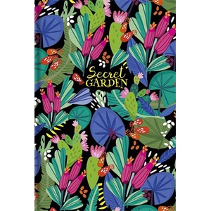 Shkolyaryk Publishing House Тетрадка, A5, с правила, 80 страници, SHKOLYARYK "Secret Garden", смесена A5-IC-080-7003L (A5-IC-080-7003L)