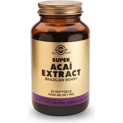 Solgar Хранителна добавка Супер Аkaй меки , Solgar Super Acai Extract 50 Softgels