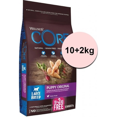 Wellness Core Dog LB Puppy Kruté 10 kg