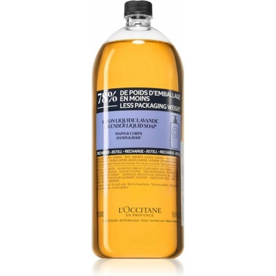 L’Occitane Shea lavender tekuté mýdlo na ruce náhradní náplň 500 ml