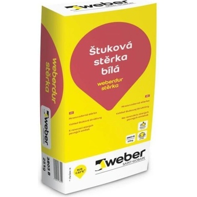 Weber weberdur Stěrka štuková 25 kg bílá