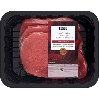 Tesco Hovězí zadní bez kosti steak z válečku 400 g