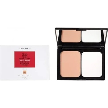 KORRES Озаряваща пудра Дива роза, Korres Wild Rose Brightening Second Skin Powder WRP3 10gr