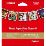Canon Хартия, Canon Plus Glossy II PP-201, 5x5", 20 sheets (2311B060AA)