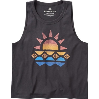 Passenger Дамски топ Passenger Women's Sunray Recycled Cotton Vest Top - Black - размер XS (916-4438-0111)