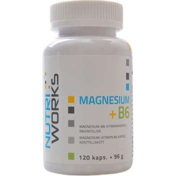 NutriWorks Magnesium + B6 120 kapsúl