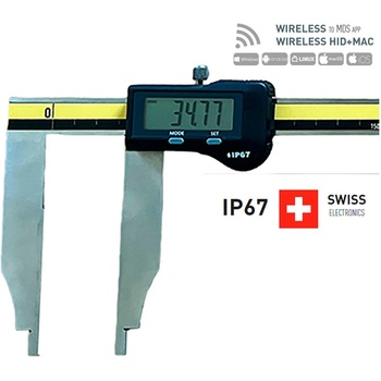 Microtech Дигитален шублер Microtech WIRELESS SwissMet - IP67, 600 мм, 0, 01 мм (141072691)