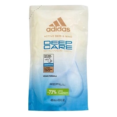 Adidas Deep Care upokojujúci sprchový gél s kyselinou hyalurónovou 400 ml