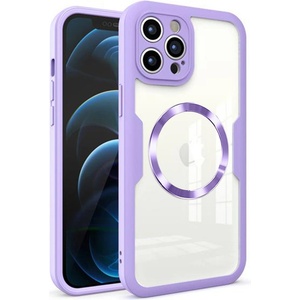 Techsuit Калъф за iPhone 12 Pro Max + калъф - ColorVerse MagSafe 360 Series MagSafe ColorVerse - лилав