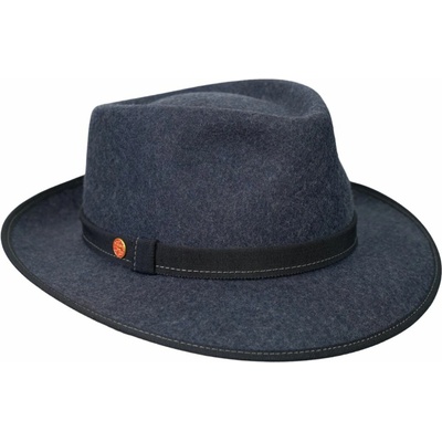 Mayser Tabea dámský zimní klobouk fedora modrý