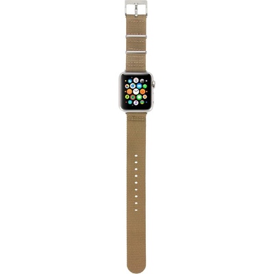 4smarts Текстилна каишка за Apple Watch 38мм, 40мм, 41мм, 42мм (2024) - Incase Nylon Nato Band (бронз) (INAW10011-BRZ)