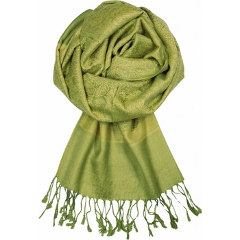 Abante cashmere šál olive 68 svetlozelená