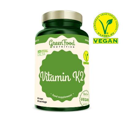 GreenFood Nutrition Vitamín K2 60 kapsúl