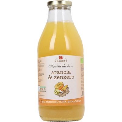 Brezzo Bio pomerančový džus se zázvorem 0,75 l