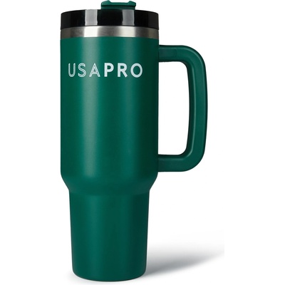USA Pro Habboo Signature Stainless Steel Travel Cup - Forest Green
