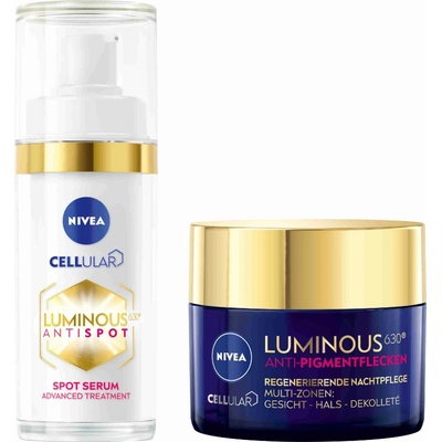 Nivea Cellular sérum proti pigmentovým škvrnám 30 ml + nočný krém proti pigmentovým škvrnám 50 ml