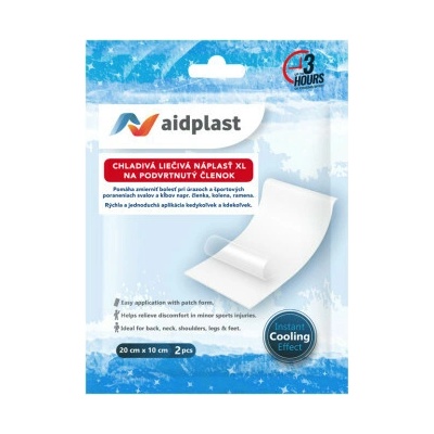 Aidplast Chladivá náplasť na svaly a kĺby XL 2 ks