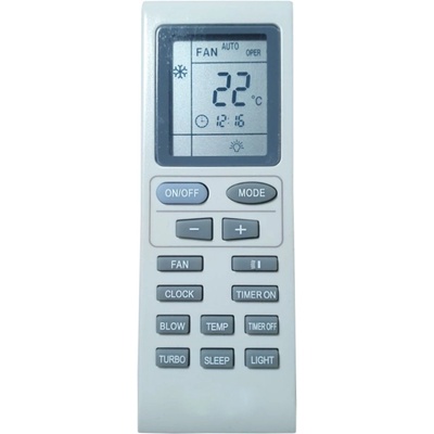 съвместим Daikin ft18hev1k, ft24hev1k, ft28hev1k - заместител дистанционно управление (ft18hev1k, ft24hev1k, ft28hev1k)