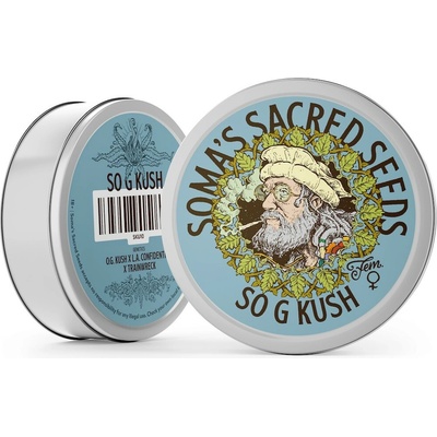 Soma Seeds SO G Kush semienka neobsahujú THC 10 ks
