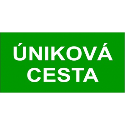 Walteco Úniková cesta, 200x100mm, samolepka , 20163
