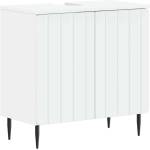 vidaXL Шкаф за мивка в баня ZWOLLE Бяло 59, 5 x 31, 5 x 59 см (896345)