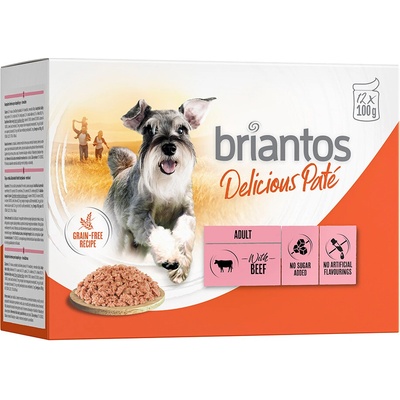 Briantos Delicious Paté hovězí 12 x 100 g