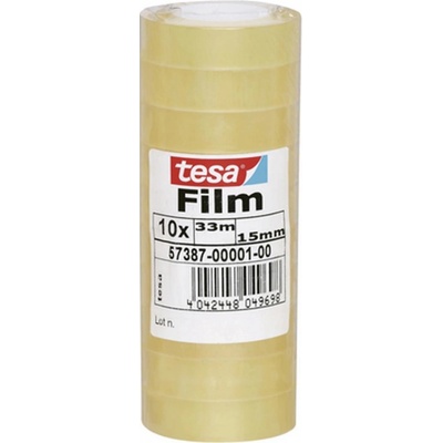Tesa Film transparentní kancelářská 15 mm x 33 m 10 ks