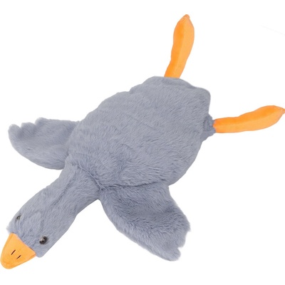 Aga4Kids Plyšový vankúš Hus Šedá 50 cm