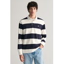 Gant polokošela Reg Shield Barstripe Heavy Rugger biela