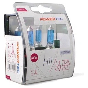 m-tech Powertec Ultra White H11 12V халогенни крушки к-т (PTZUW11-DUO)