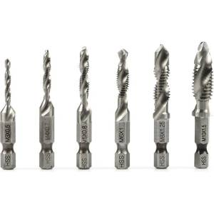 GEKO Комплект метчици hss, m3-m10, 6 бр. 60859 (g38117)