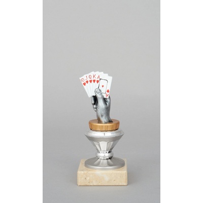 Trofej karty 15 22 cm 15 cm