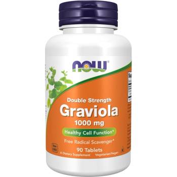 NOW NOW Graviola 1000mg Double Strength, 90 Tablets